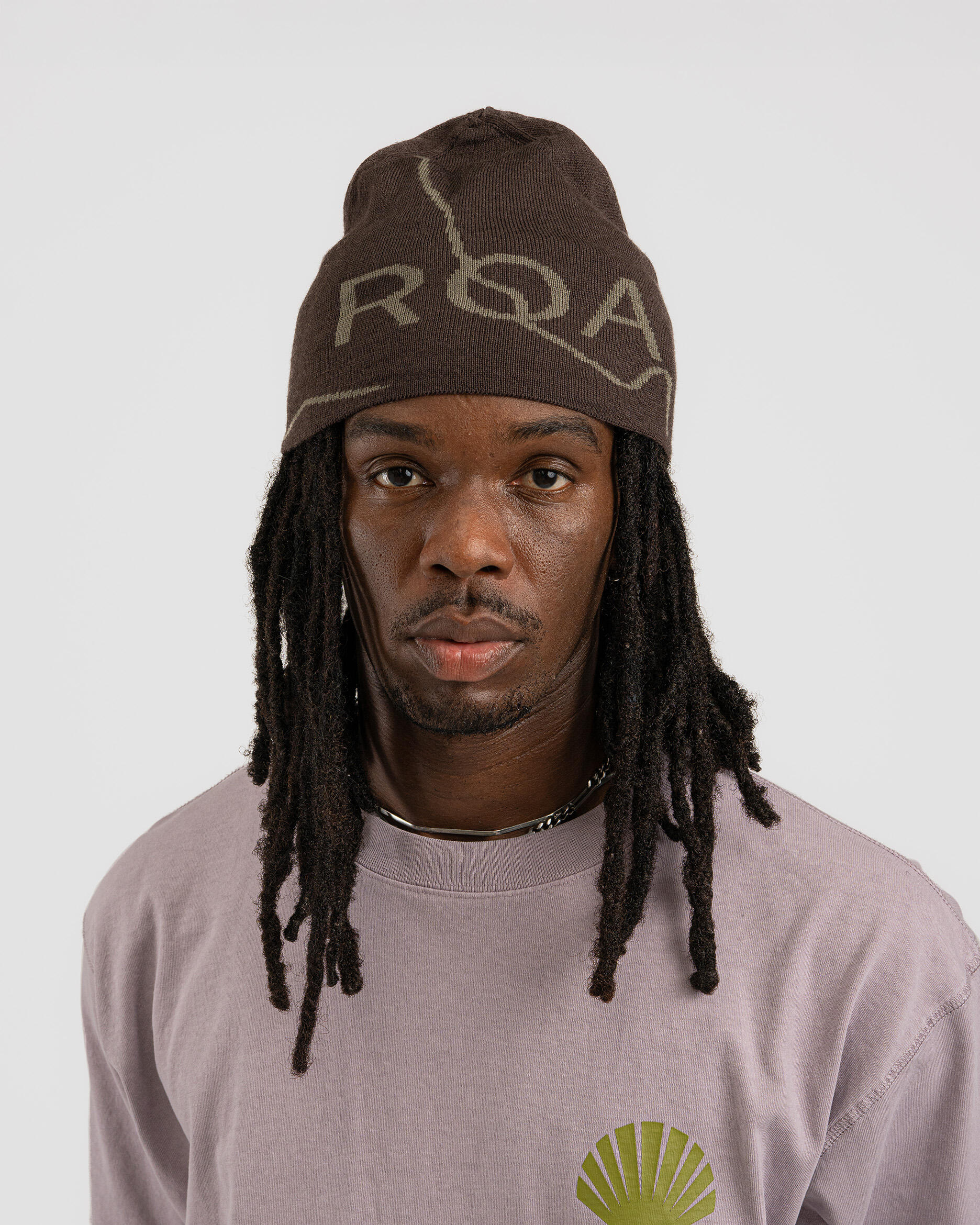 ROA Logo Wool Beanie | RBUW288YA12-BRW0001 | AFEW STORE